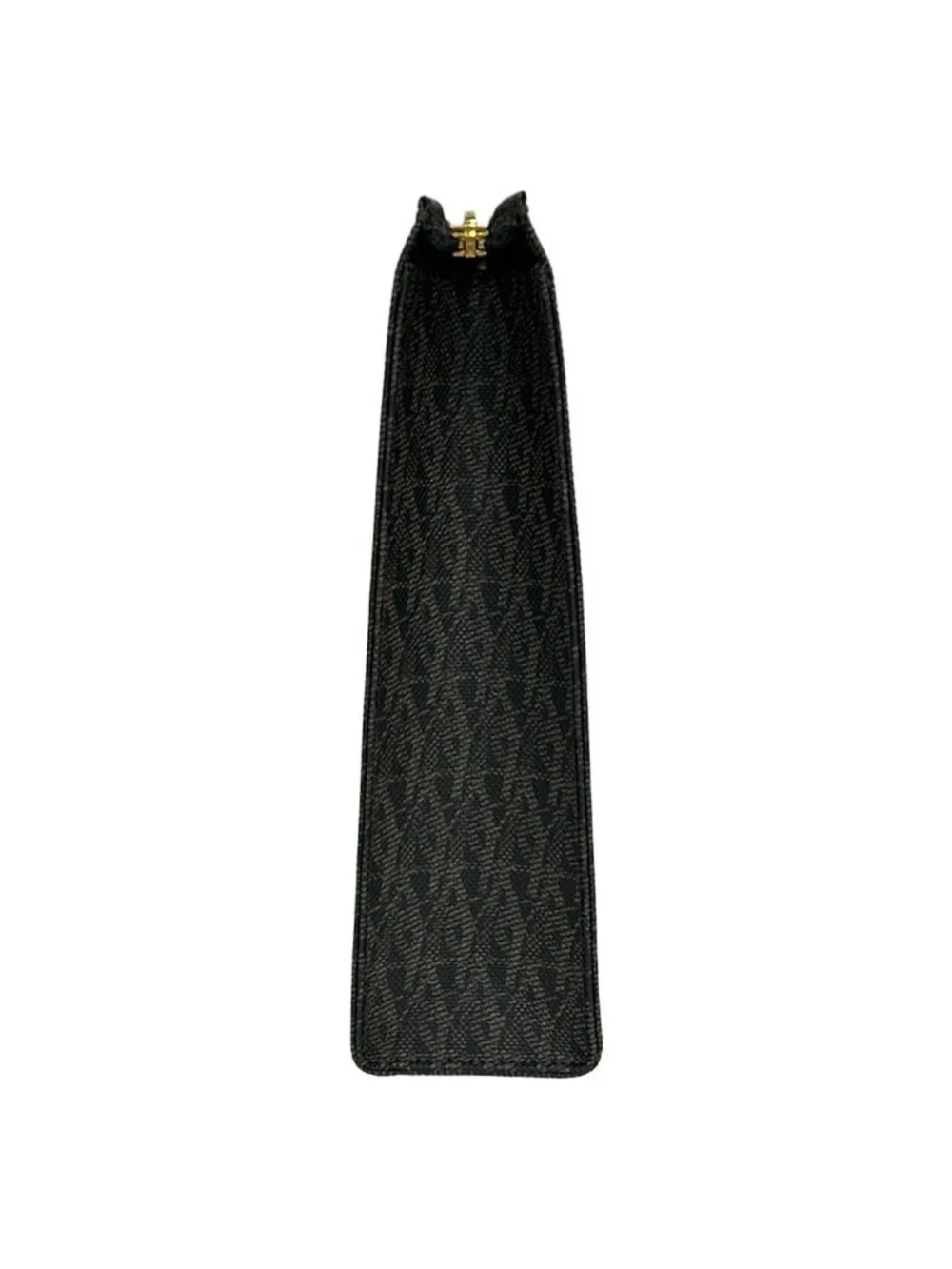 Saint Laurent Paris Clutch Classic Toile Monogram Dark Brown Black - Picture 2 of 9